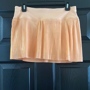 Mesh Pleats Mid-Rise Mini Tennis Skirt